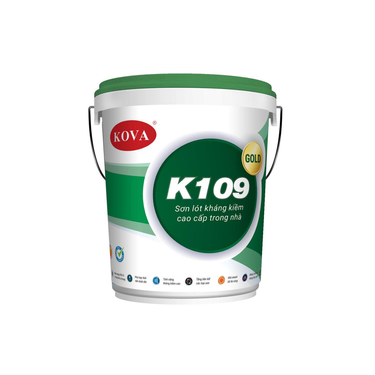 Thông Số Kỹ Thuật của Sơn Kova K109 Gold