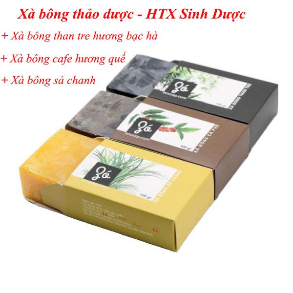 2. Xà Bông Thảo Dược: Cafe, Sả Chan, Than Tre