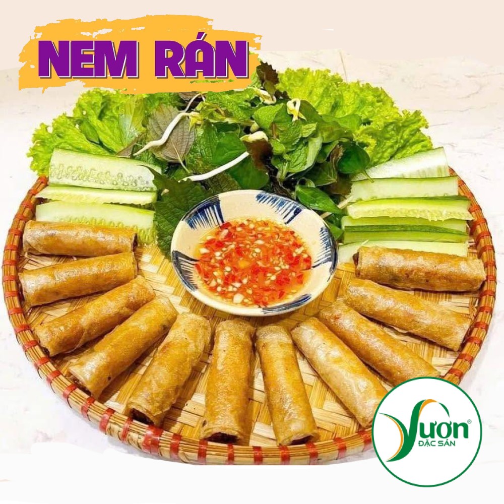 Vỏ Ram Hà Tĩnh 450g (80-100 Lá) Bánh Đa Nem Cuốn Chả Ram Giòn Rụm - Vườn Đặc Sản
