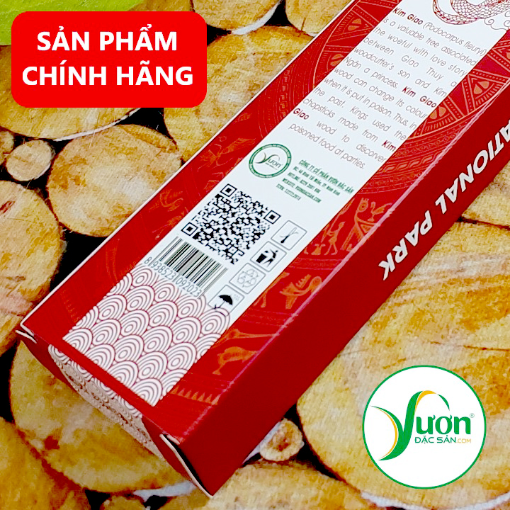 Hộp 10 Đôi Đũa gỗ Kim Giao (Dài 27cm) - món quà quý đến từ rừng Cúc Phương Ninh Bình