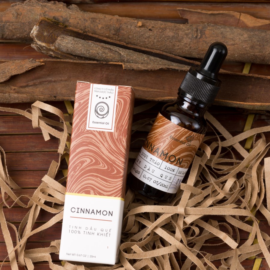 Tinh dầu quế nguyên chất Tâm Dược Thảo 10 ml- Tinh dầu quế 100% tự nhiên