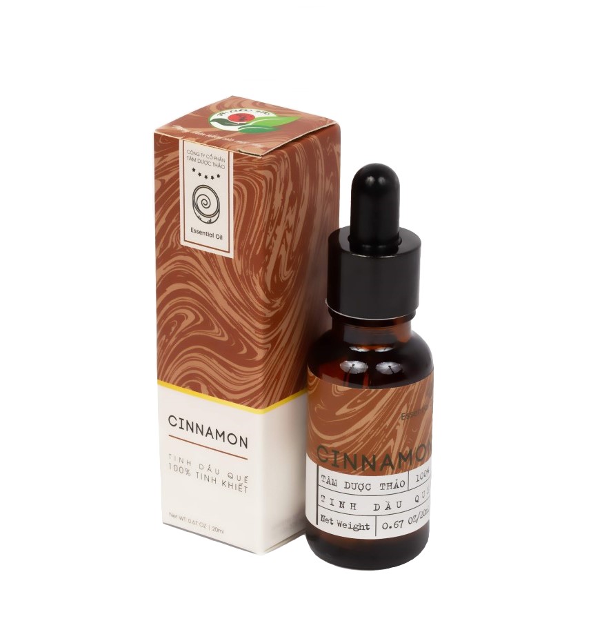 Tinh dầu quế nguyên chất Tâm Dược Thảo 20 ml- Tinh dầu quế hoàn toàn từ thiên nhiên