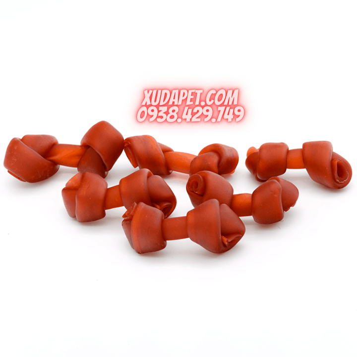 Xương gặm cho chó hình nơ BBQ