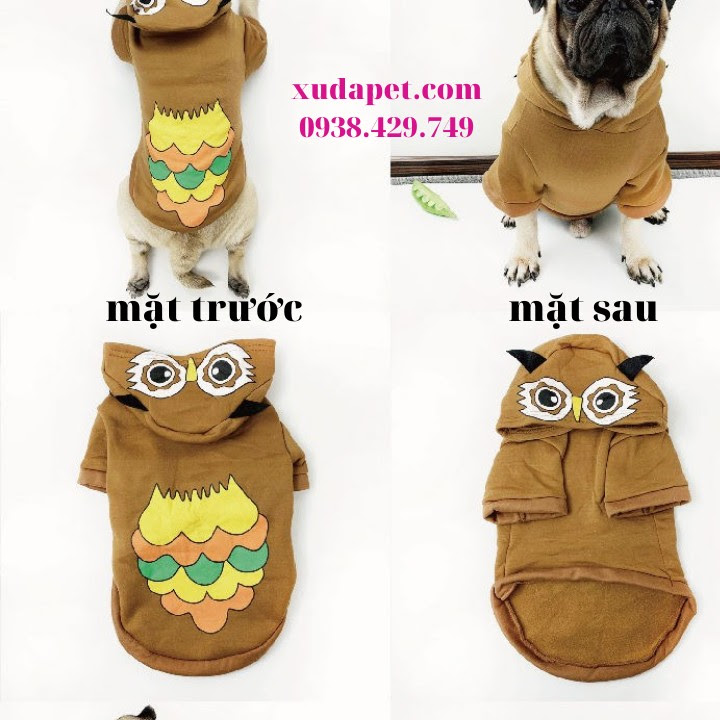 ÁO HOODIE HÌNH CHIM CÚ