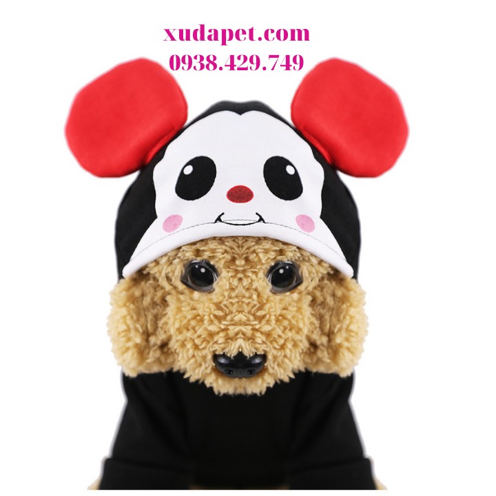 ÁO HOODIE CHO CHÓ MÈO HÌNH CHUỘT MICKEY