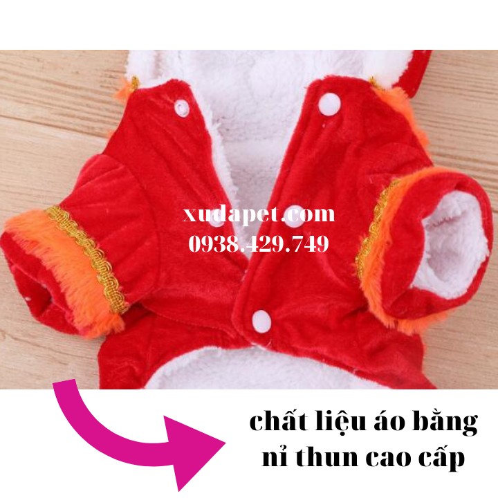 Áo lân cho chó mèo Xudapet 