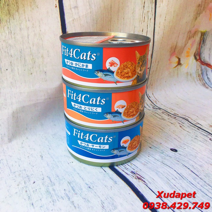 COMBO 3 PATE CHO MÈO TỪ NHẬT BẢN NHIỀU VỊ GÀ CÁ CUA