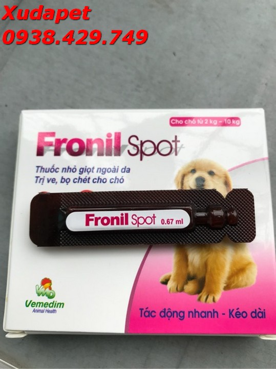 THUỐC NHỎ TRỊ VE FRONIL SPOT