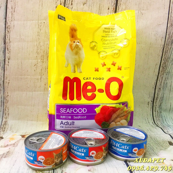 COMBO THỨC ĂN MEO CHO MÈO TRÊN 1 TUỔI 1.2KG VÀ 3 HỘP PATE NHẬT BẢN CHO MÈO NHIỀU VỊ