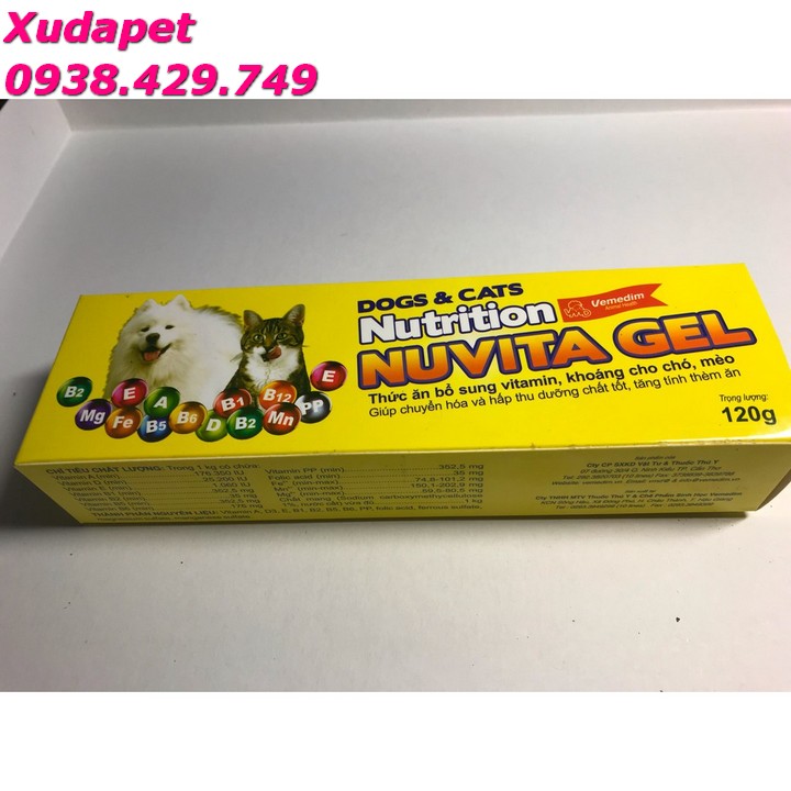 GEL DINH DƯỠNG NUVITA