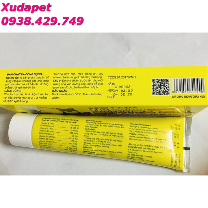 GEL DINH DƯỠNG NUVITA