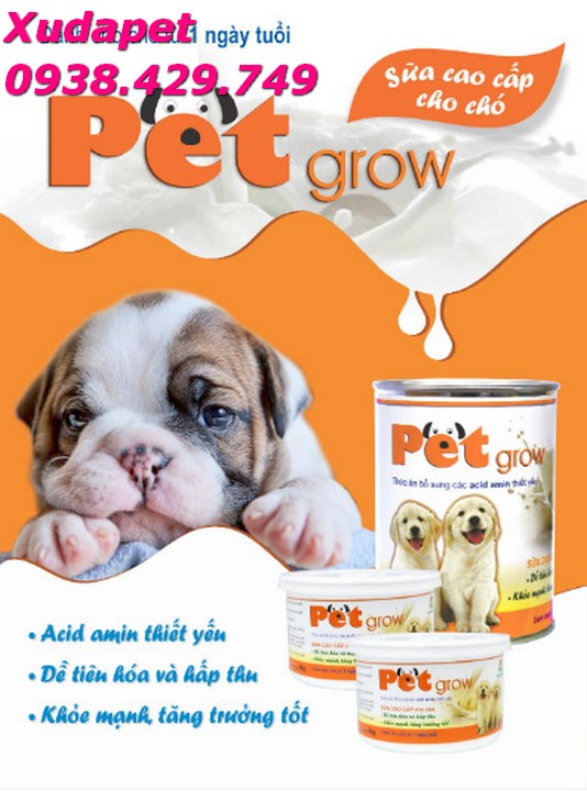 Sữa Bột Cho Chó Pet Grow