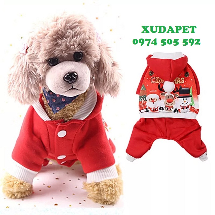 Áo hình chibi mừng Giáng Sinh an lành Xudapet