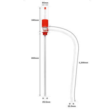 Bơm tay hóa chất DP25