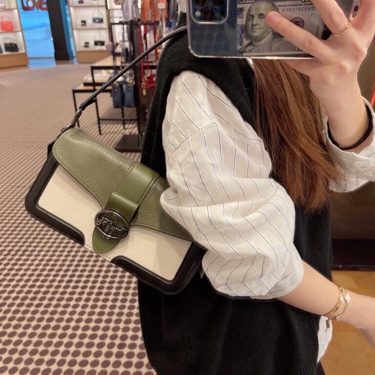 TÚI C GEORGIE SHOULDER COLORBLOCK phối