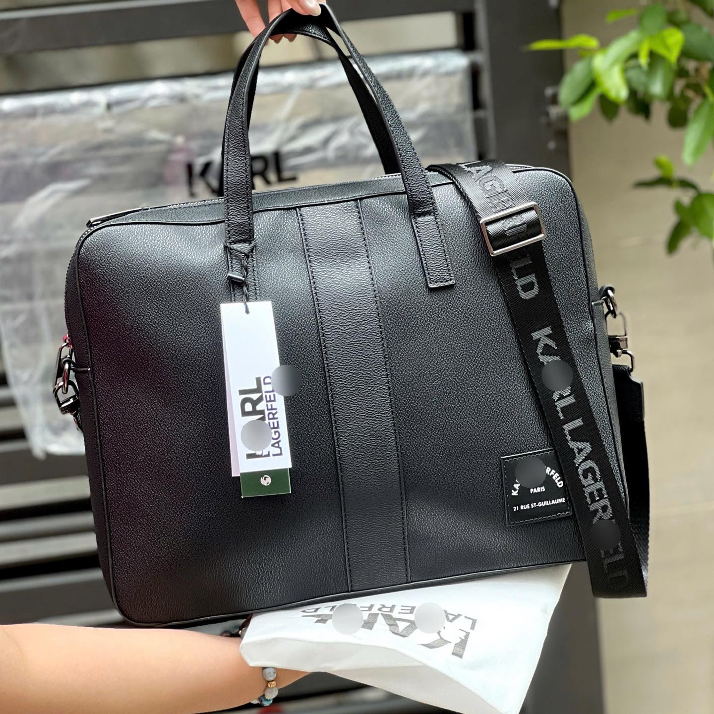 NEW 2025 – TÚI LAPTOP CÔNG SỞ NAM K🅰RL L-GER-FELD