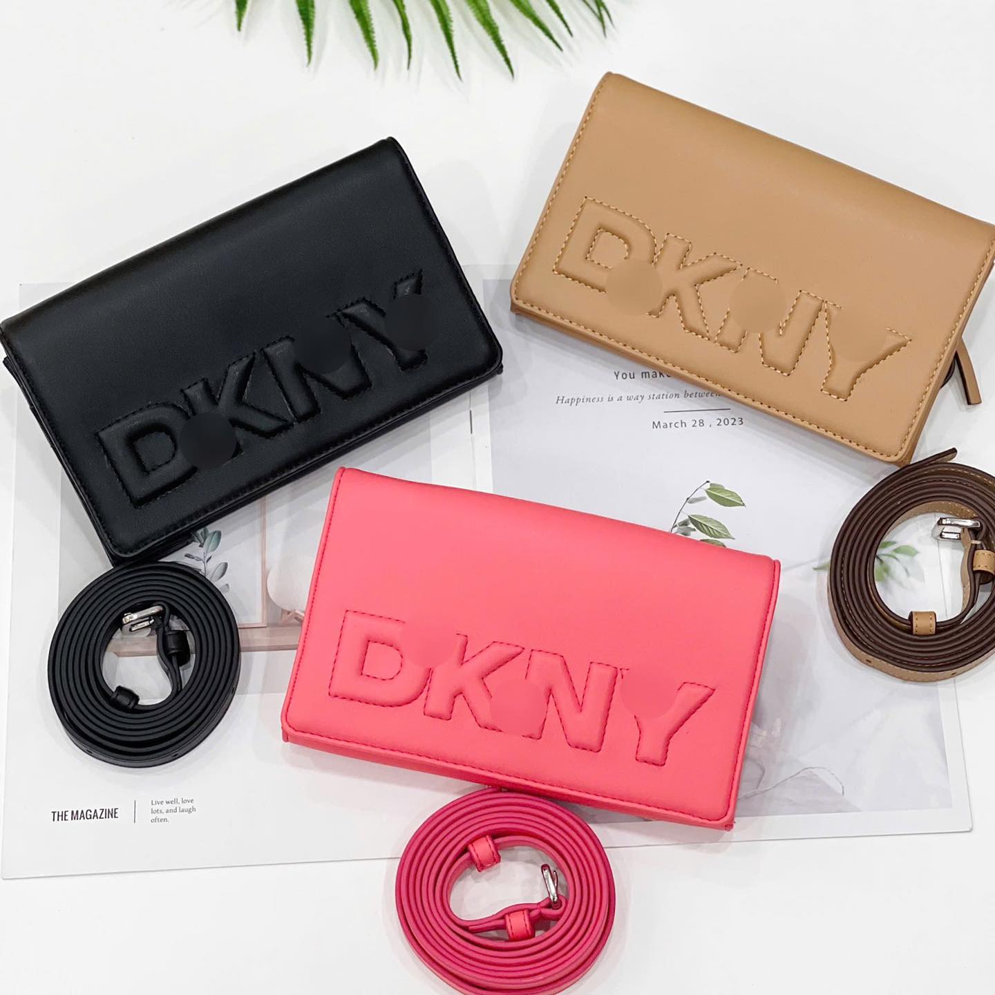 D-K-🔰 Clutch cao cấp kèm dây đeo chéo
