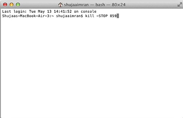 Hướng dẫn tắt Macbook bằng lệnh Terminal