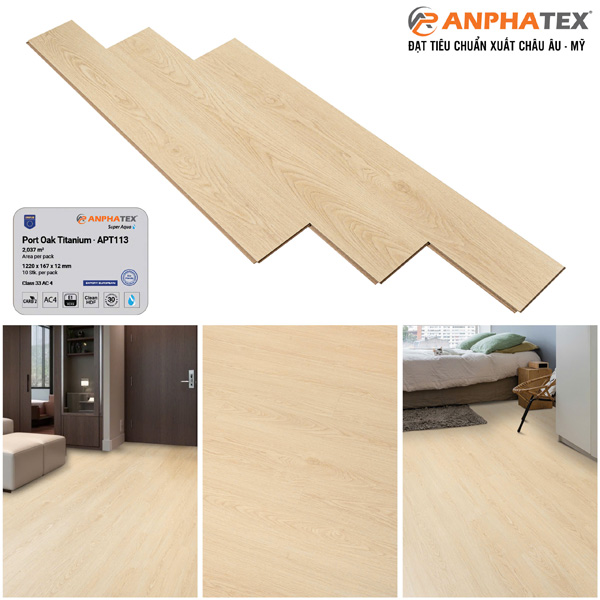 Sàn gỗ Anphatex - sàn gỗ cốt sạch xuất khẩu Châu Âu - Kho sàn gỗ 247