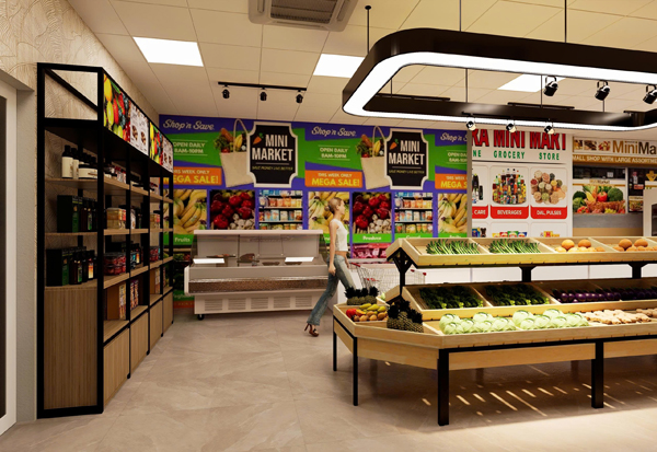 Xưởng sản xuất kệ siêu thị