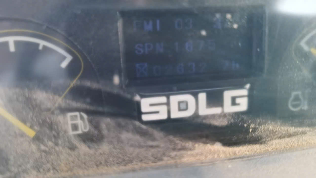 màn hình hiển thị số giờ máy xúc lật sdlg l955f cũ