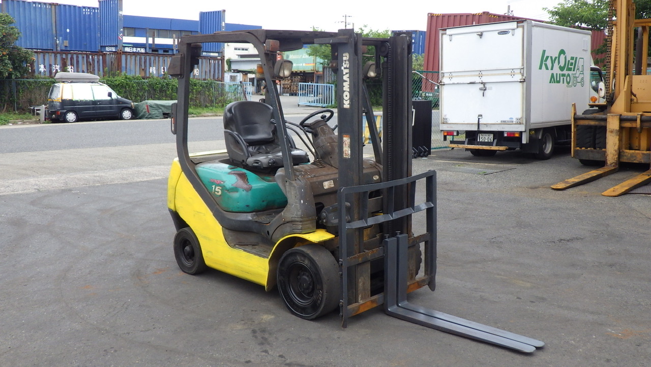 khung nâng 3m xe nâng bãi nhật komatsu 1.5t