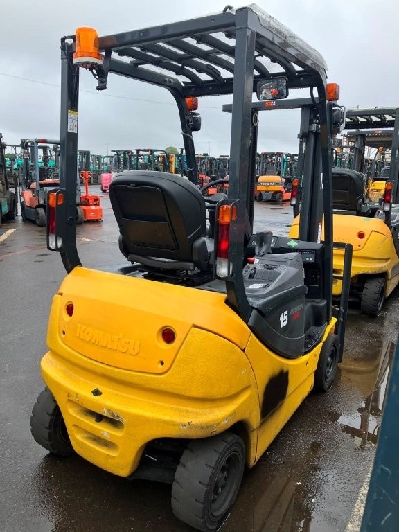 xe nâng điện 1.5 tấn komatsu fb15-12 cũ nhật bãi đời 2022