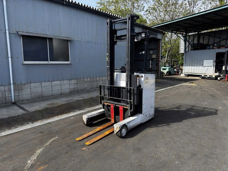 xe nâng điện đứng lái 1.5 tấn nyk nichiyu cũ nhật bãi nâng cao 4m