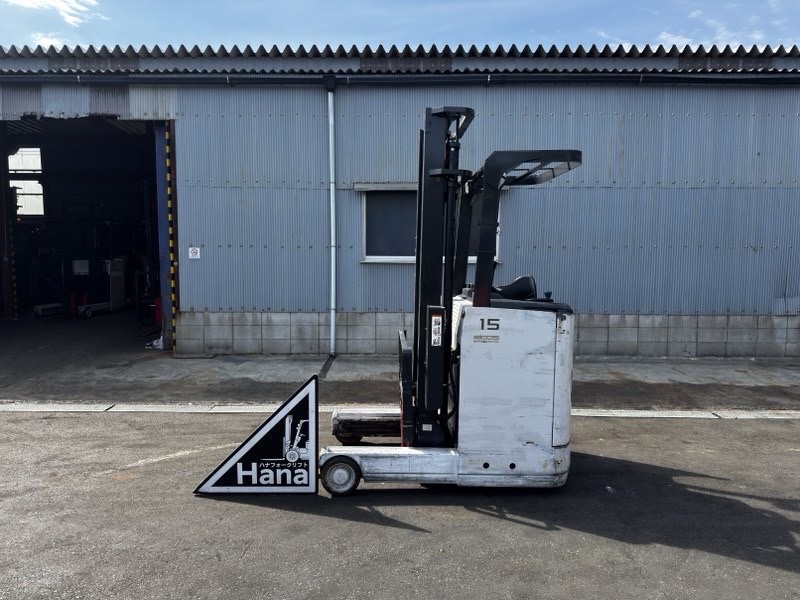 xe nâng điện đứng lái 1.5 tấn nyk nichiyu cũ nhật bãi nâng cao 4m