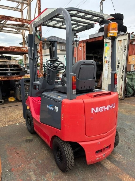 xe nâng điện ngồi lái 1 tấn nyk fb10p-75-300 cũ nhật bãi