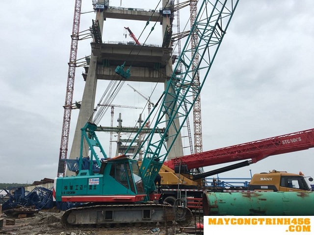 Cho thuê cẩu bánh xích 60 tấn giá rẻ nhất. Liên hệ 0989459456