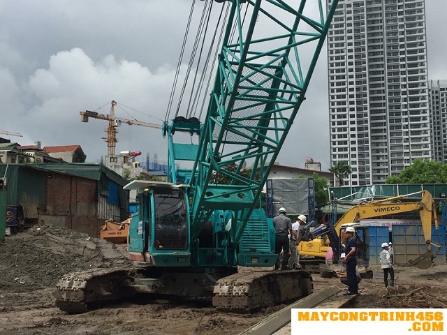 Cho thuê cẩu bánh xích 65 tấn giá rẻ nhất. Liên hệ 0989459456