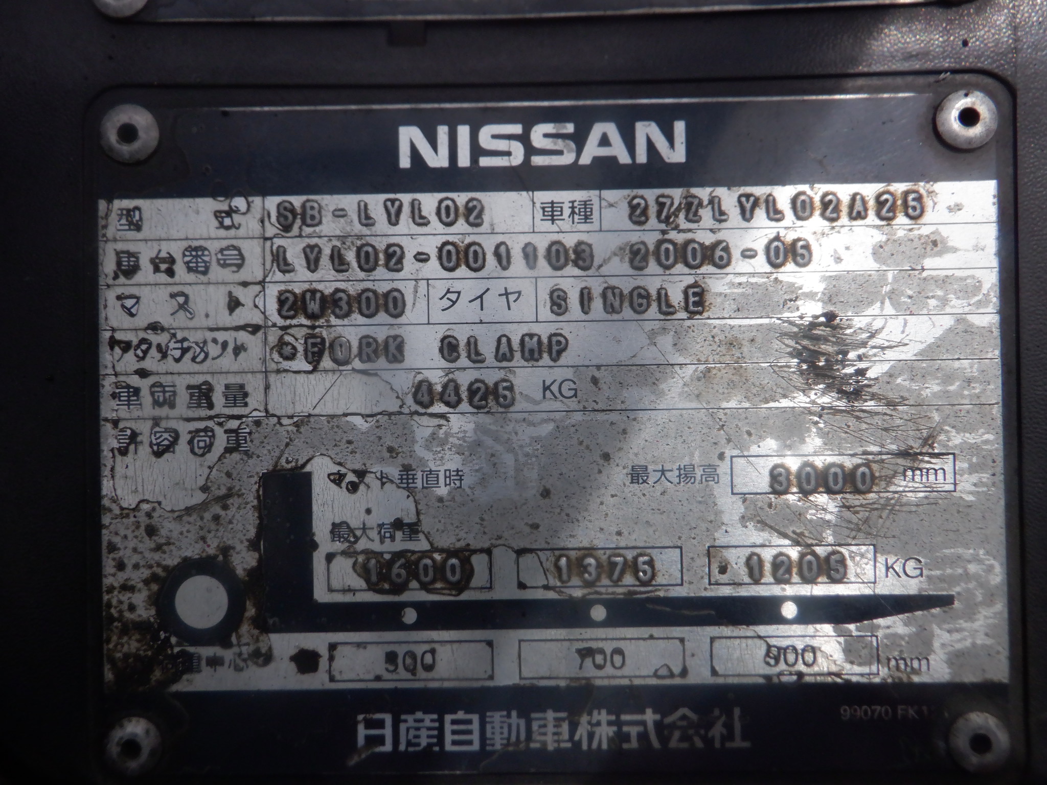 xe nâng 2,5 tấn NISSAN số tự động nhập Nhật giá rẻ