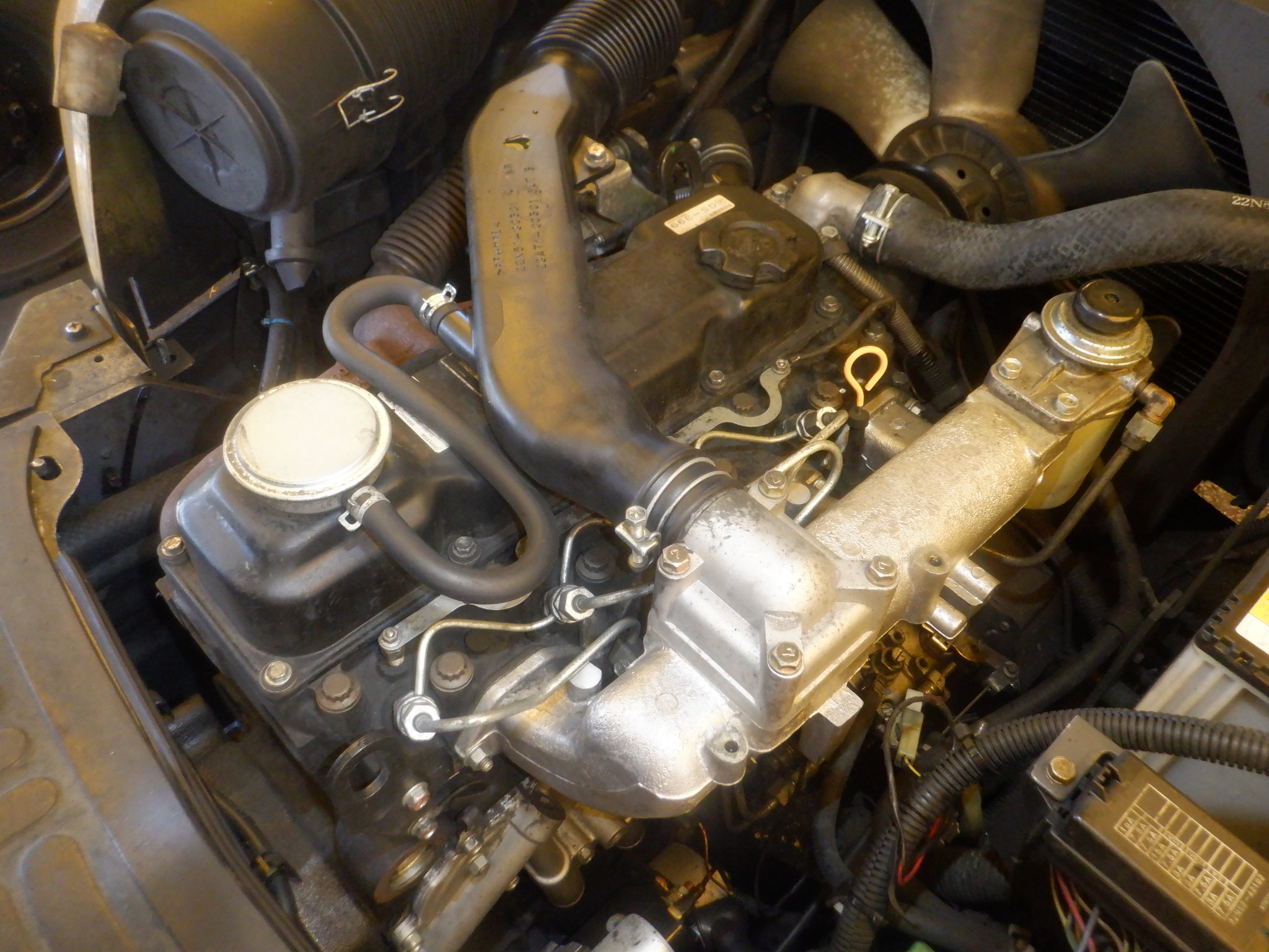 Xe nâng 3,5 tấn TCM FD35T số tự động đời 2012, động cơ QD32