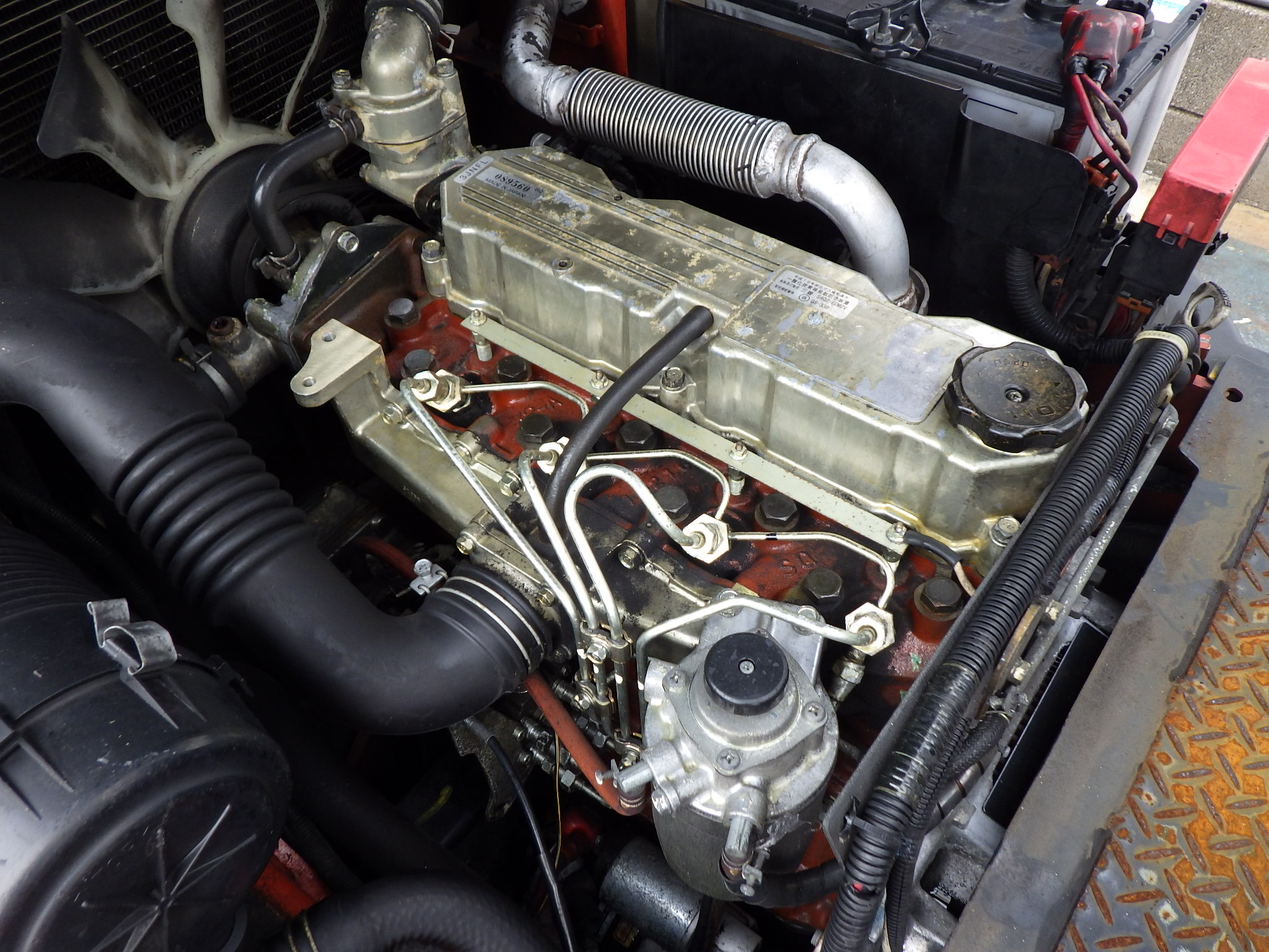Xe nâng 1,5 tấn Nhật bãi NISSAN F1F1A15  tháp cao, dịch càng đời cao