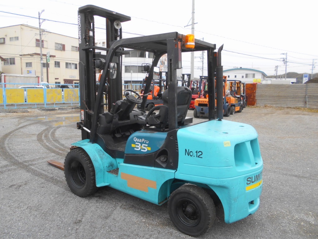Xe nâng dầu 3,5 tấn Sumitomo 13FD35PAXI94D nâng cao 5,5m đời 2015 – Nhập khẩu Nhật Bản, cực chất!