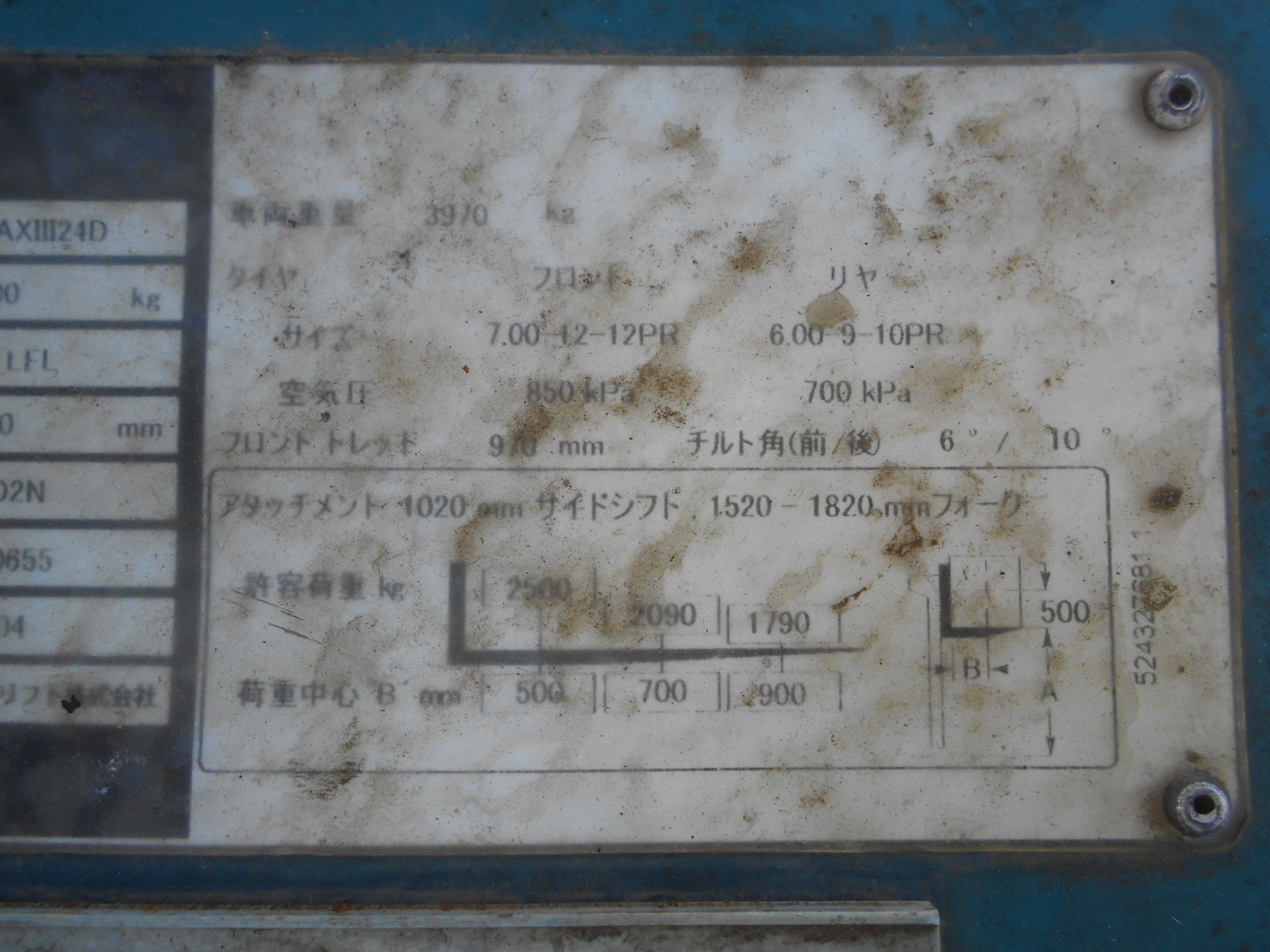 Xe nâng dầu 2,5 tấn SUMITOMO 11FD25PAXIII24D số tự động, gật gù sản xuất 2017