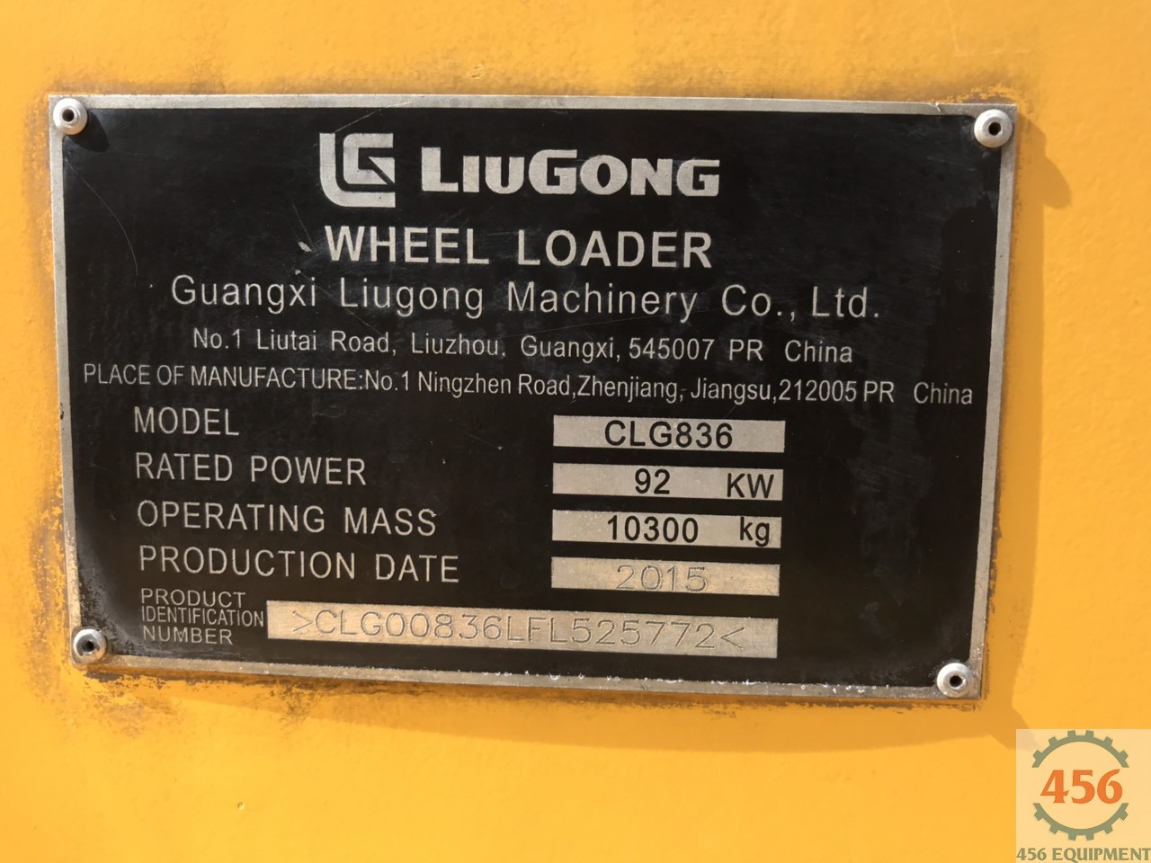 BÁN MÁY XÚC LẬT CŨ LIUGONG 836. GIÁ CỰC TỐT