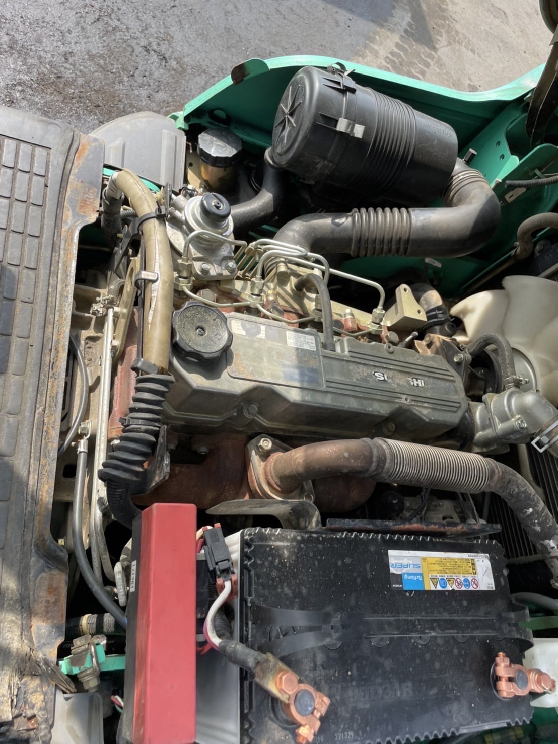 XE NÂNG DẦU MITSUBISHI FD18T F16D-74249  LH:096.235.1368