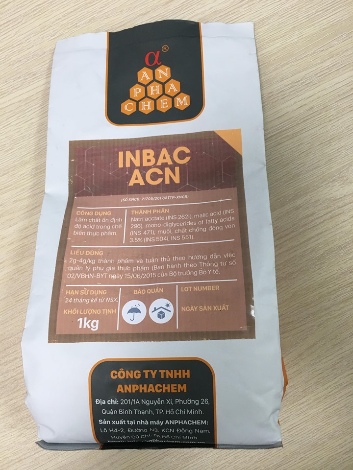 INBAC ACN- CHẤT BẢO QUẢN THỊT ( TÂY BAN NHA)