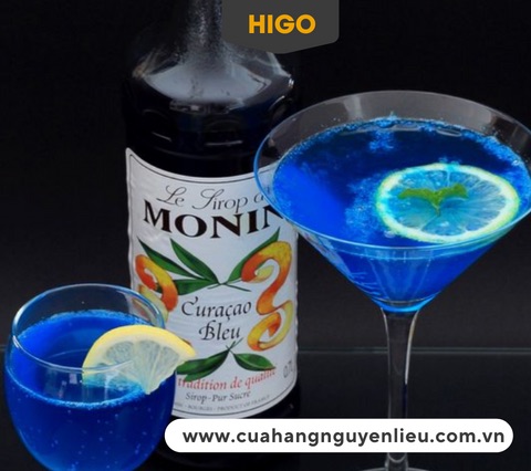 siro blue curacao monin