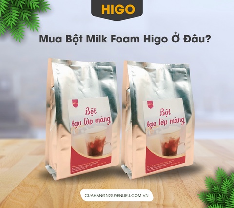 Mua bột milk foam higo ở đâu