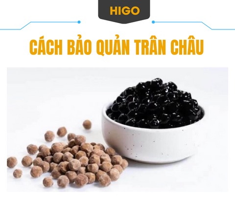 cách bảo quản trân châu