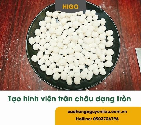 cách làm trân trâu trắng từ bột năng chi tiết