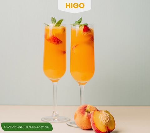 công thức pha chế cocktail đào