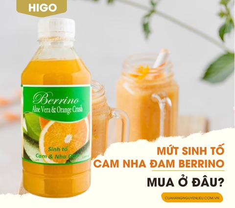 mua mứt sinh tố cam nha đam berrino ở đâu