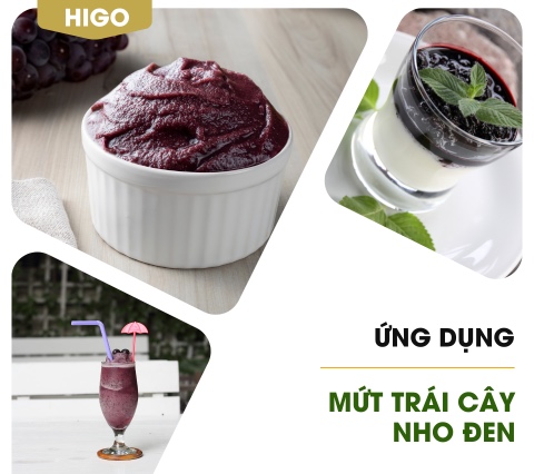 mứt sinh tố nho đen osterberg dùng để làm gì