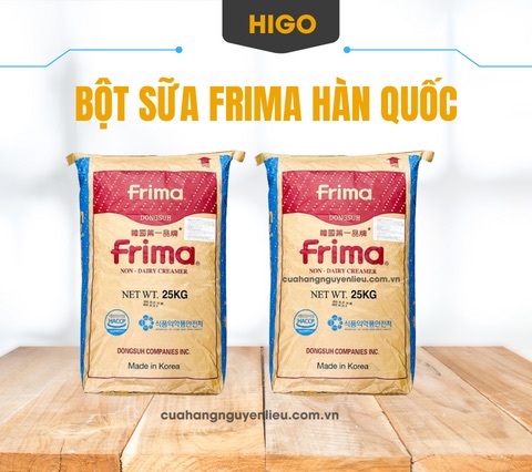 bột sữa frima pha trà sữa