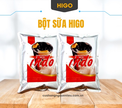 bột sữa indo higo pha trà sữa