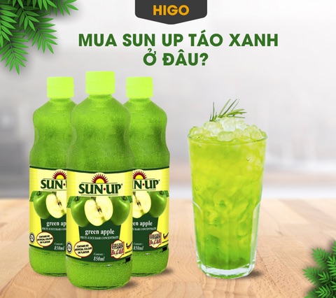 mua nước ép táo xanh sun up ở đâu